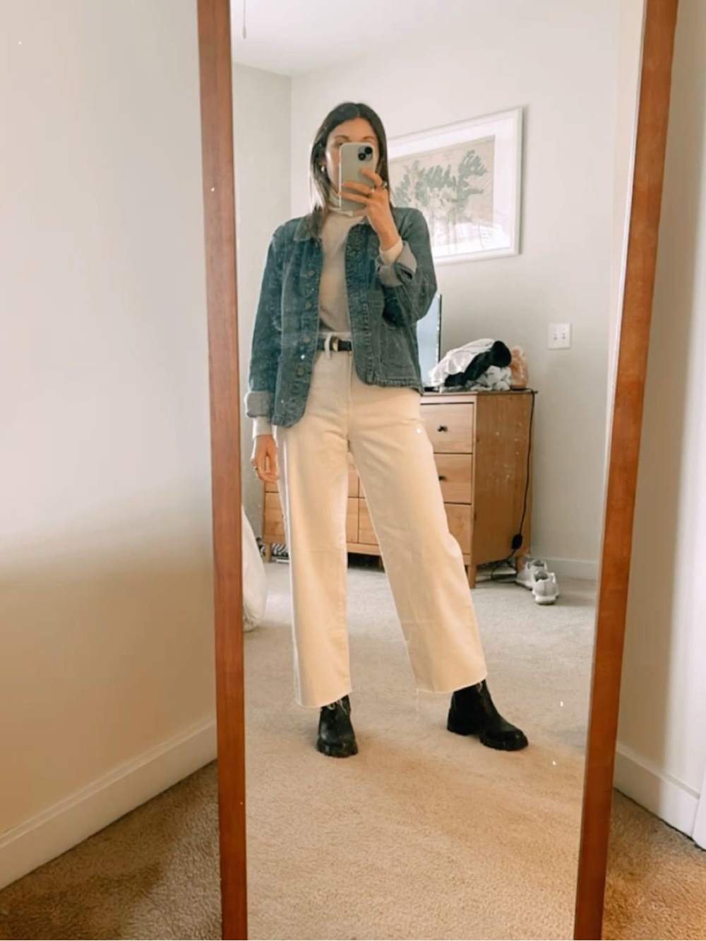Madewell Perfect Vintage Wide Leg Crop Jean
